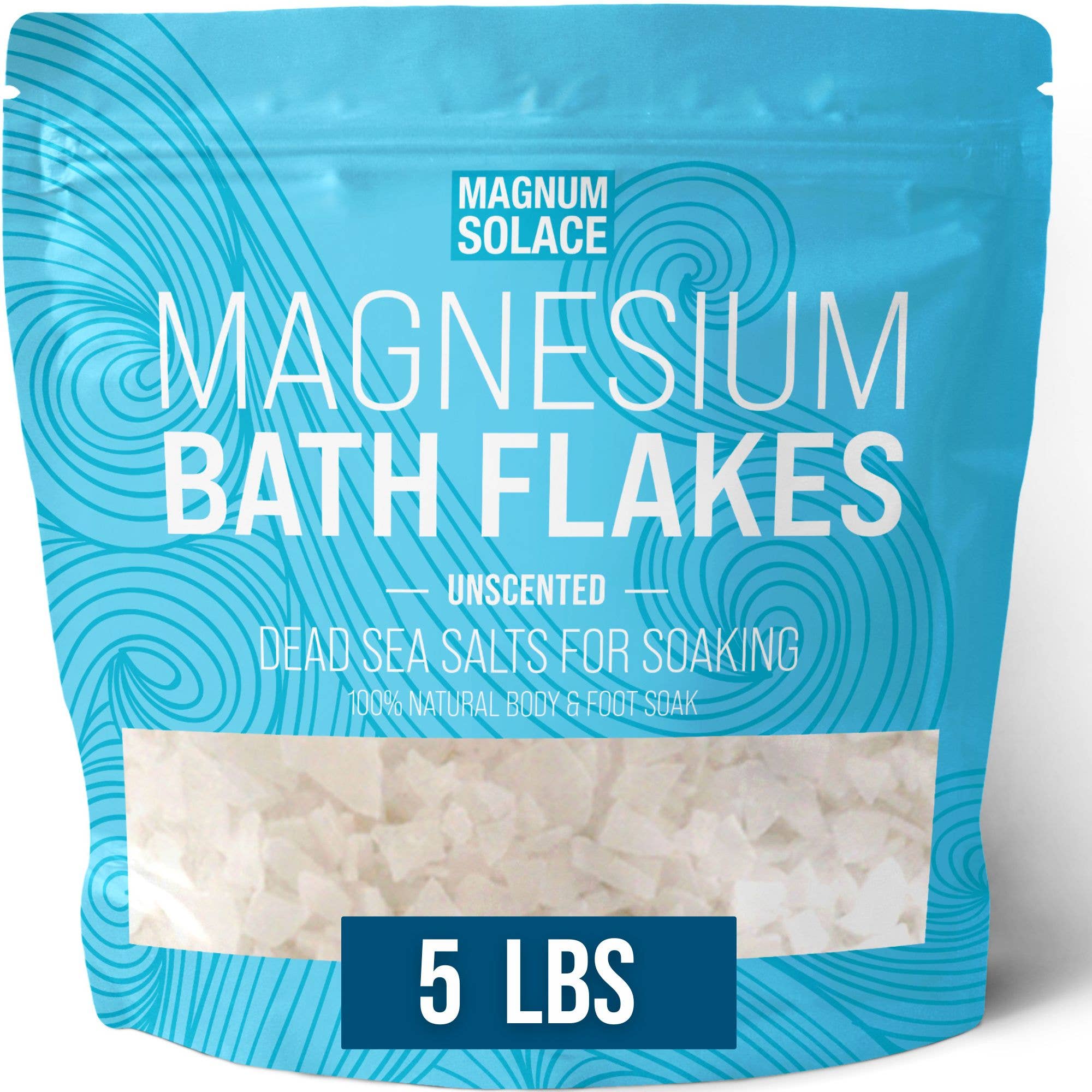 Magnum Solace - Wholesale Bath Salts - Magnesium Bath Flakes, Dead Sea Bath Salts, Unscented1