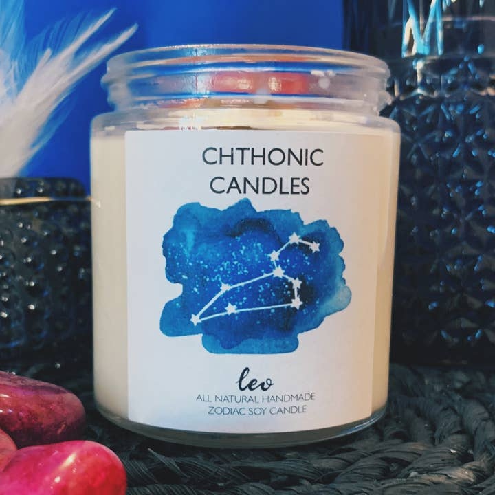 Candela Leone Zodiaco Ctonico 4oz per la vendita all'ingrosso da parte di Chthonic Co.