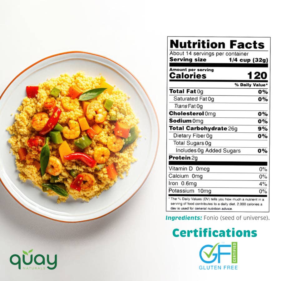 Quay Naturals – wholesale Protein/superfood powder – Fonio Super-Grain3
