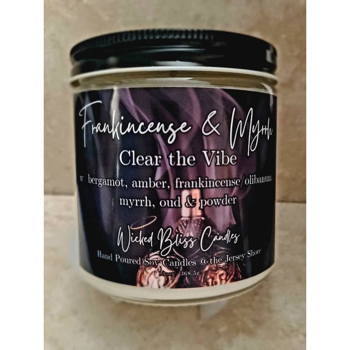 WBC Shops - Wholesale Jar/Filled Candle - Frankincense & Myrrh Soy Candle 4