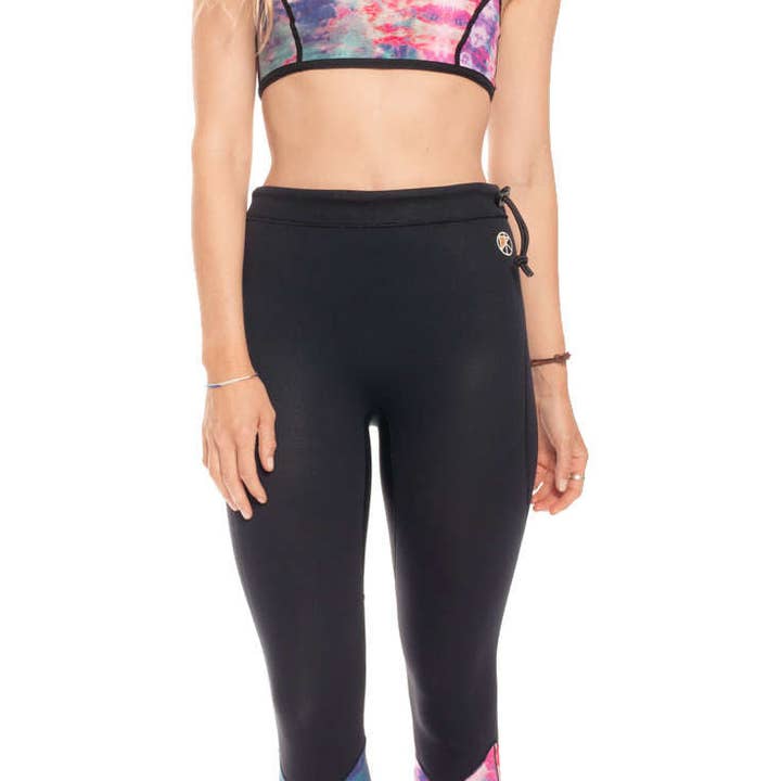 2mm Psychedelic Reversible Surf Leggings for wholesale by Kassia+Surf