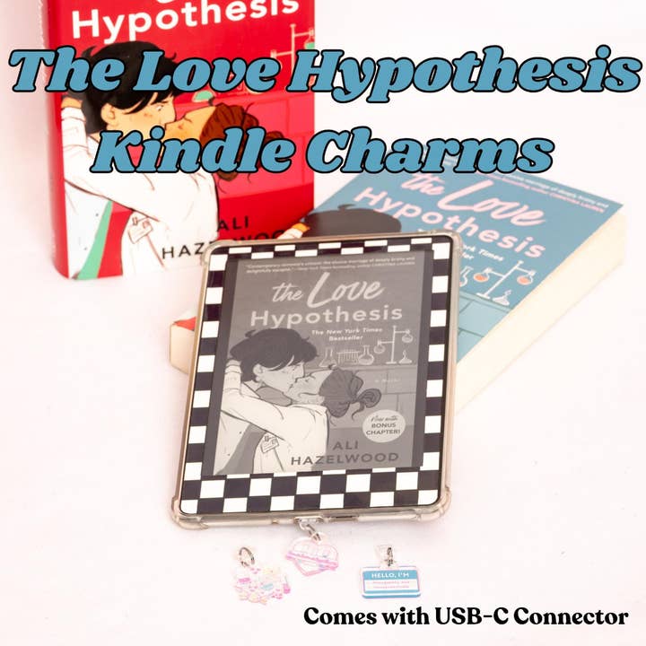 Colgantes para Kindle de The Love Hypothesis con licencia oficial para venta al por mayor de Dogwood + Daisy Studio