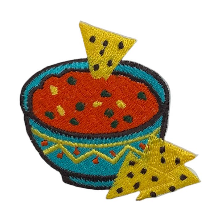Chips och Salsa, Mat - Påstrykbart Broderat Märke för wholesale av Wholesale Applique