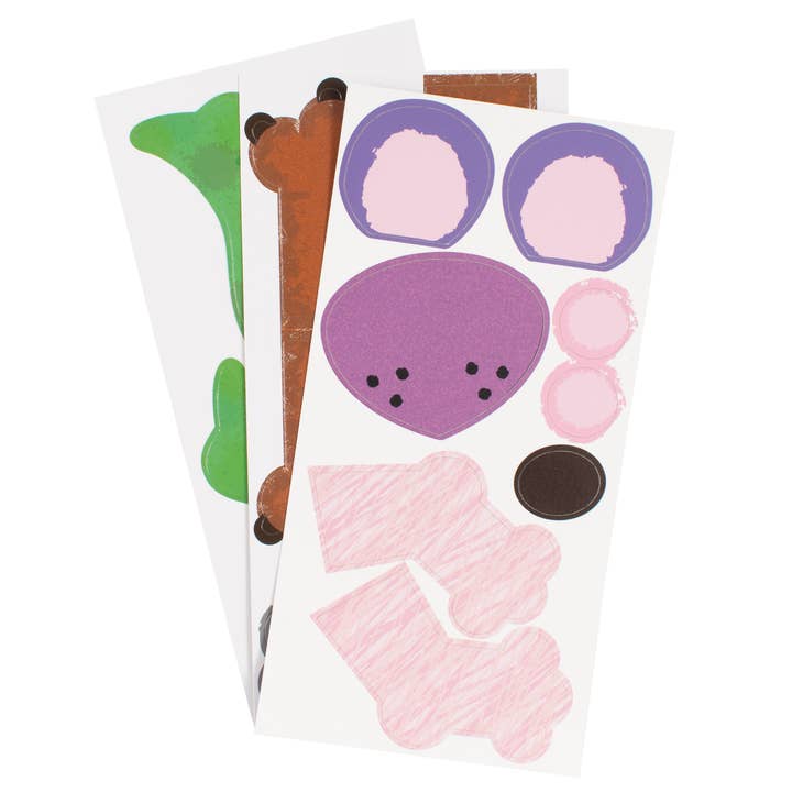 Learning Advantage - Wholesale DIY Craft Kit - Kids - Paper Bag Puppets - Pets Kit