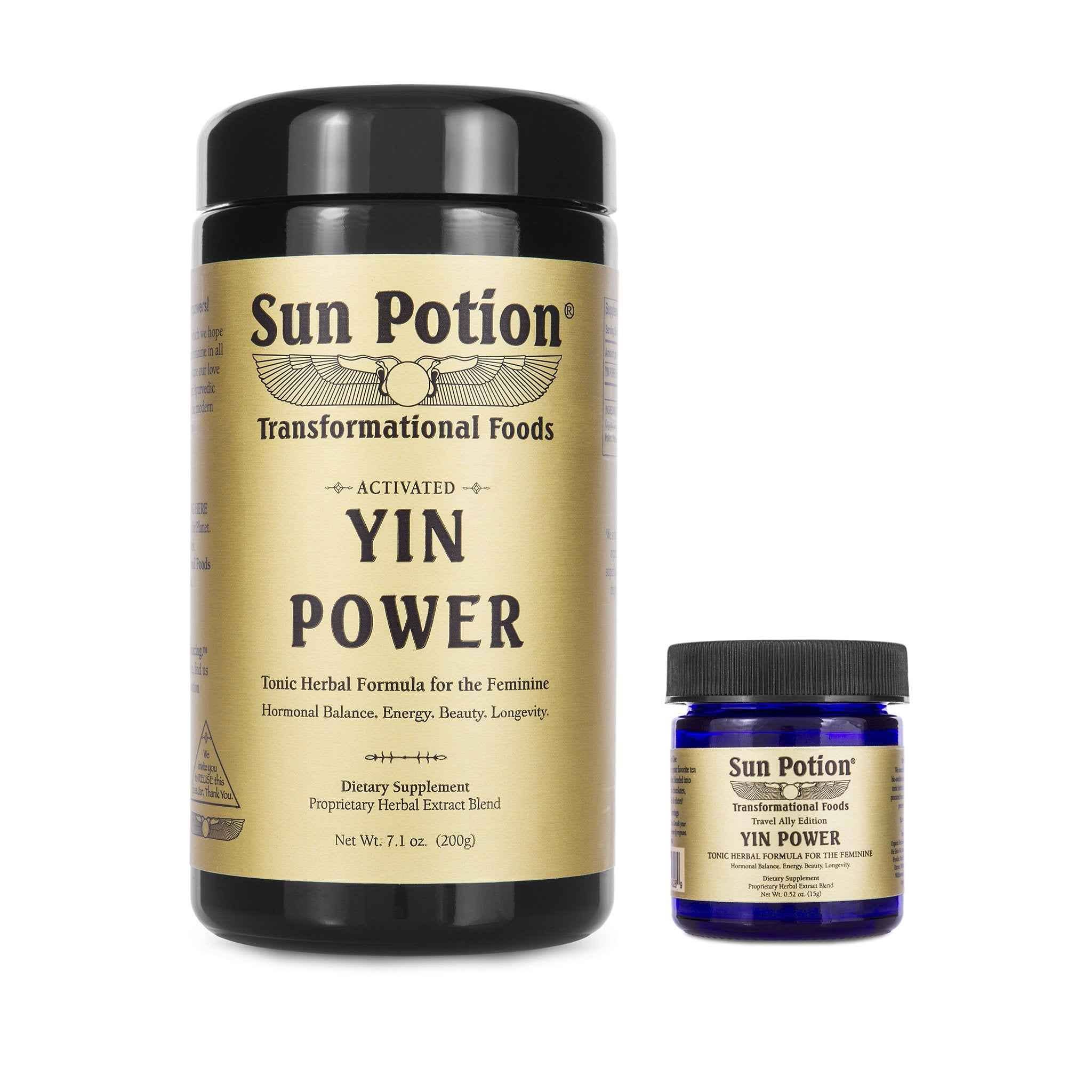 Sun Potion - Vendita all'ingrosso Proteine/superfood in polvere - YIN POWER - Formula tonica alle erbe per l'energia femminile5