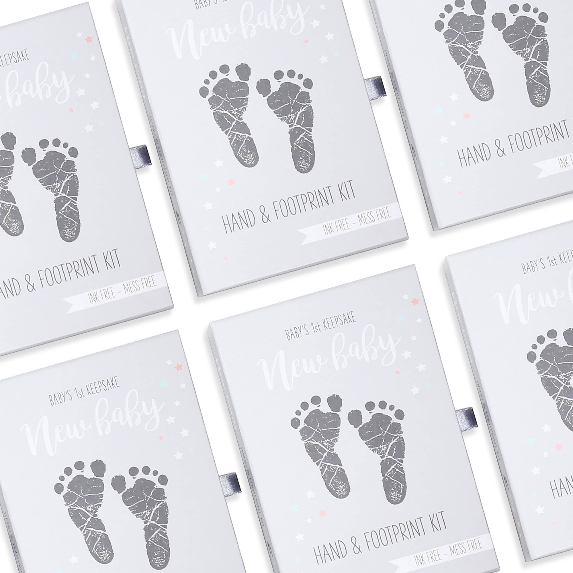 HELLO BOO – wholesale Hand & footprint kit – Child & baby – New Baby Inkless Hand & Footprint Kit Luxury Gift Boxed6