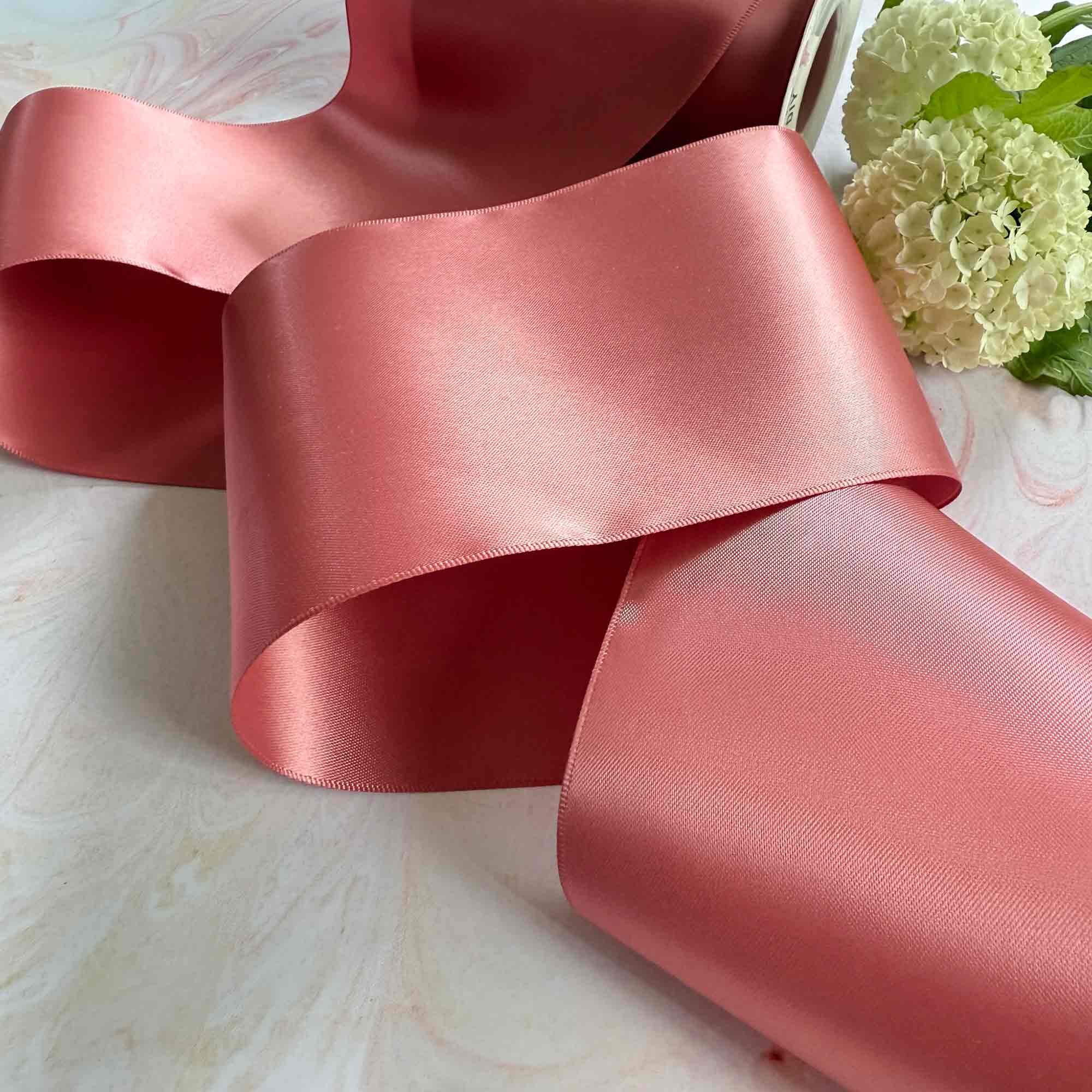 Imaginediy - Wholesale Ribbon - Gift Wrapping - Cinnamon Blush Satin Ribbon in various width rolls5