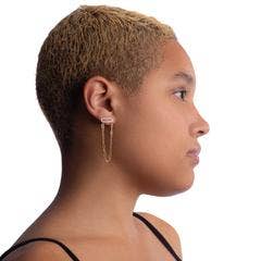 Limbo Jewelry - Wholesale Dangle Earrings - Link Dual Vert Earrings14