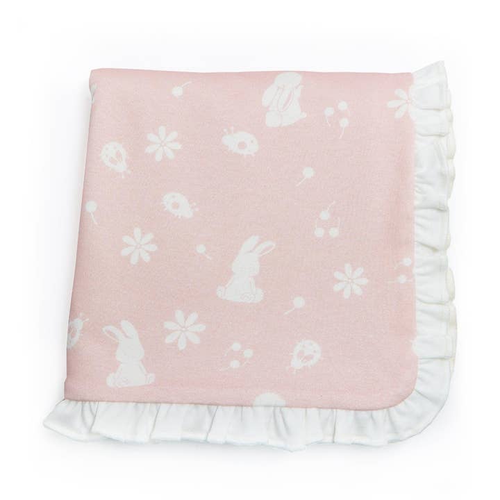 Blossom's Organic Receiving Blanket for wholesale by Kudaa