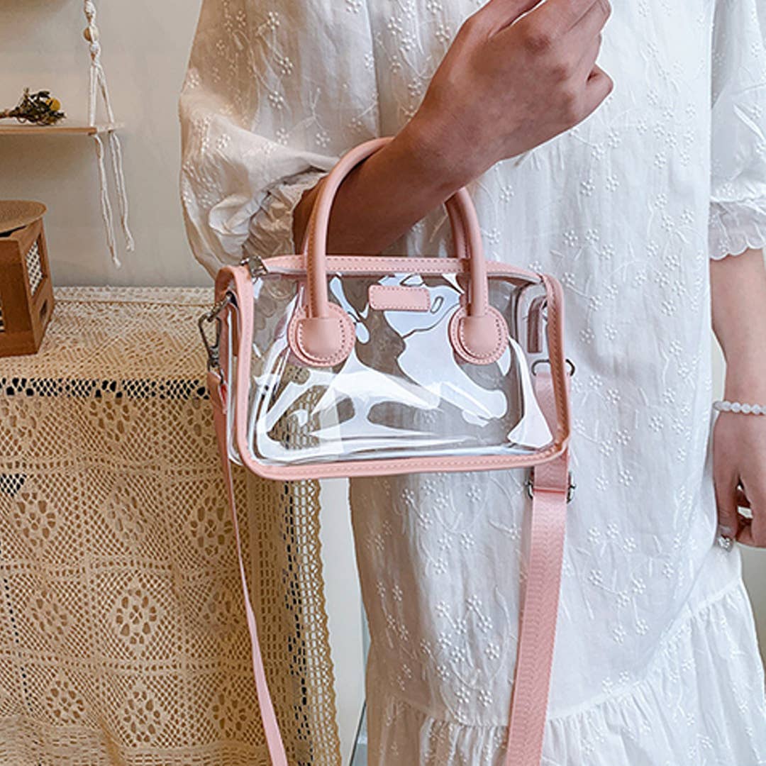 UNISHE – wholesale Crossbody bag – Women's – Fashionable PVC Transparent Crossbody Handbag ZK321115