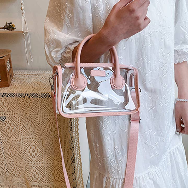 UNISHE – wholesale Crossbody bag – Women's – Fashionable PVC Transparent Crossbody Handbag ZK321115