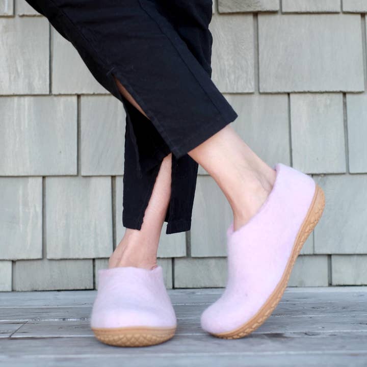 Fuzzy cove - Wholesale Slippers - Women's - Luxury Organic Merino Wool Bootie Slippers | Women | Eco-Friendly Warmth, Non-Slip Rubber or Leather Foot Sole, Cozy Ankle Boot Comfort Gift