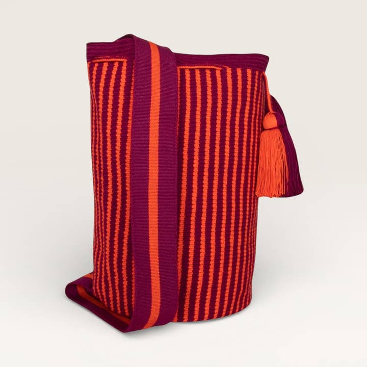 Gestreifter Rucksack | Cayenne für den Großhandel von Guajii Design