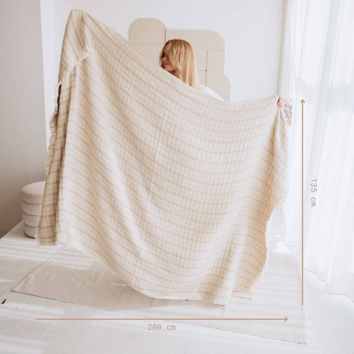 VAYVA - Wholesale Throw Blanket - Blanket | Linen and cotton throw for the living room6