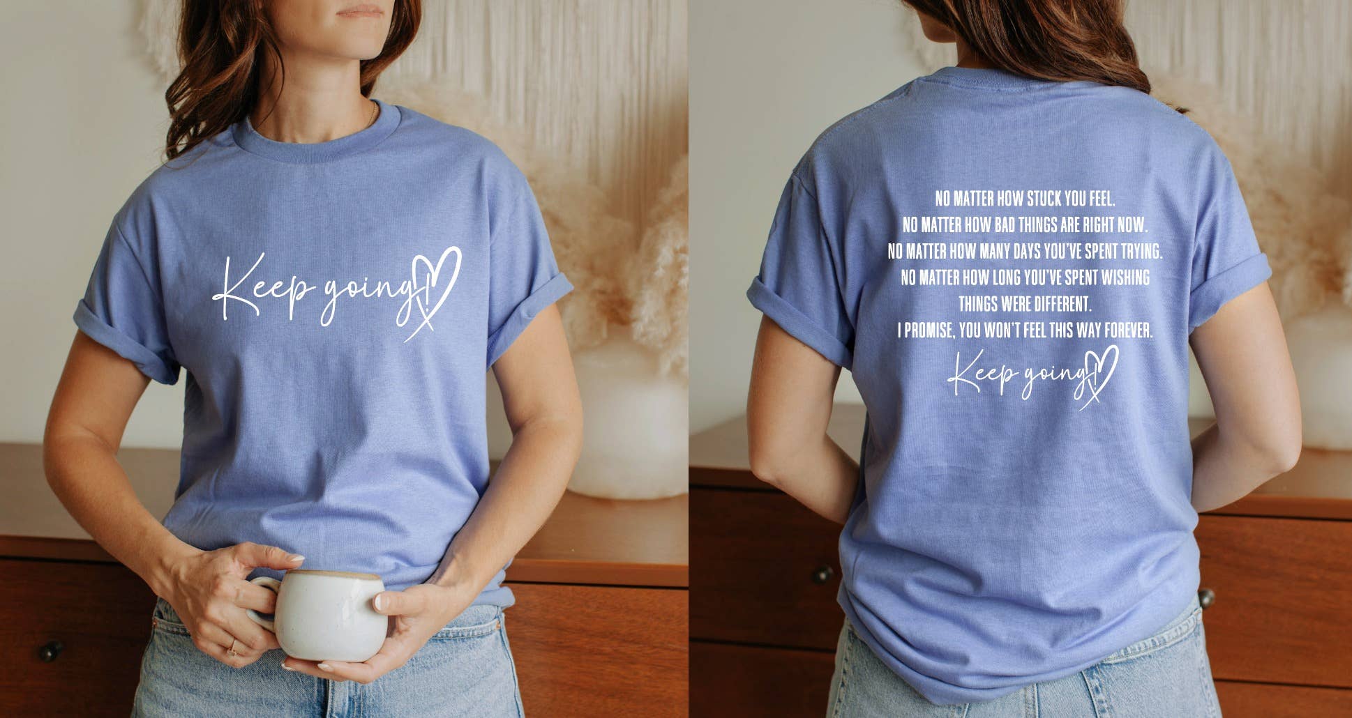 Exclusive Thredz - Wholesale T-Shirt (Graphic) - Unisex - Keep going0