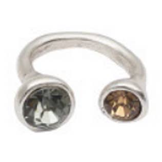 Handmade Brass Ring In Silver Plated - NR6116 for wholesale by Chanour