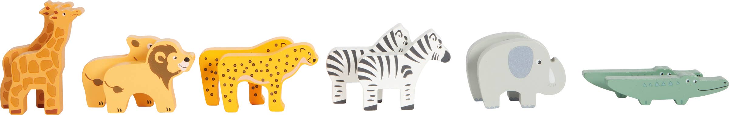 small foot – Engroshandel Legetøjssæt - Børn – Noas Ark-spil “Safari” | Stickgames | Træ6