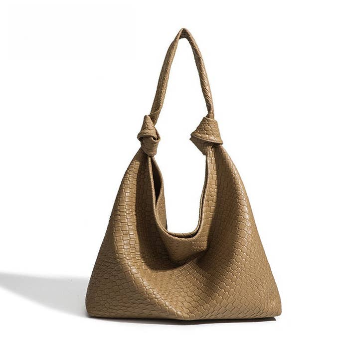 VividLux - Wholesale Shoulder Bag - Women's - Simple Large Capacity Double-Knot Shoulder Bag11