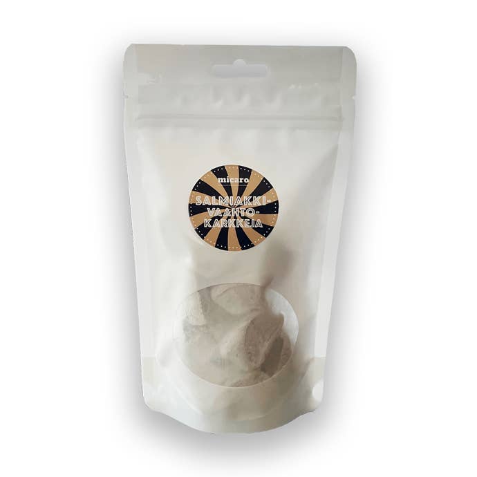 Marshmallows met zout en zoethout voor wholesale door Micaro Makeiset Oy