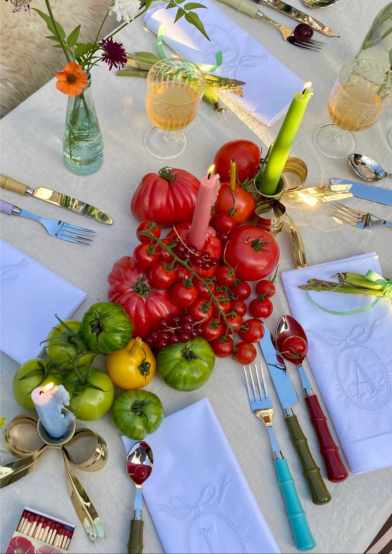 Host Home - Wholesale Assorted Cutlery Set - LACQUERED BAMBOO HANDLE 12PC CUTLERY SET1