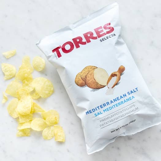 Gourmet Food Solutions, Inc. - Vente Chips - Sel de mer Méditerranée, Chips de pommes de terre Torres 50g | PETIT SACHET2