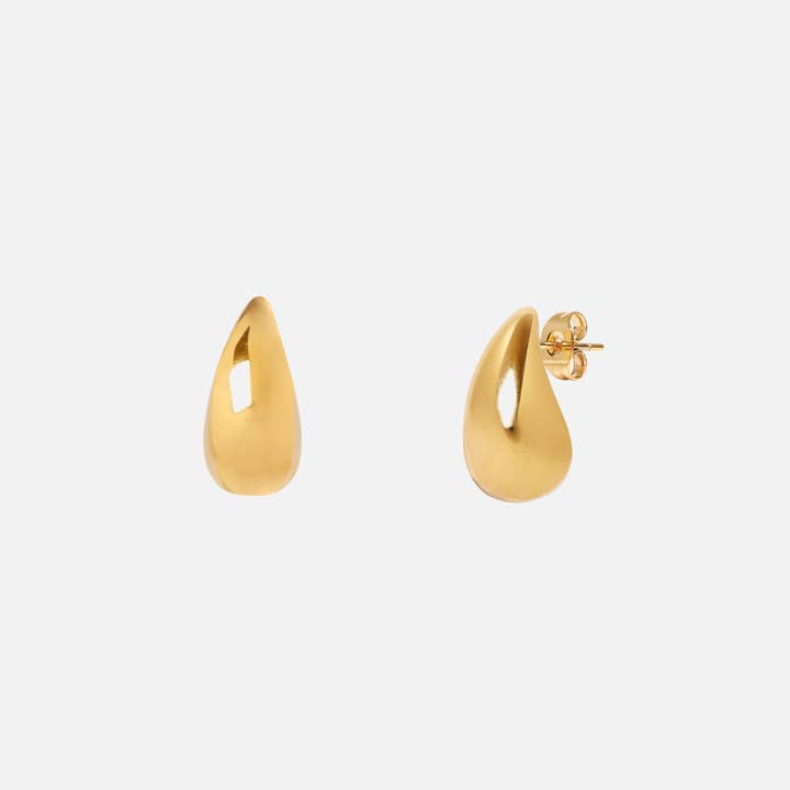 and danu - Wholesale Dangle Earrings - Current Small Waterproof Gold Drop Earrings
