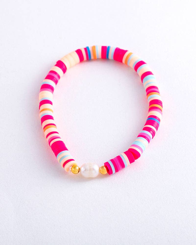 Greenwood Designs - Wholesale Beaded Bracelet - Pearl Pop Heishi Bead Bracelet14