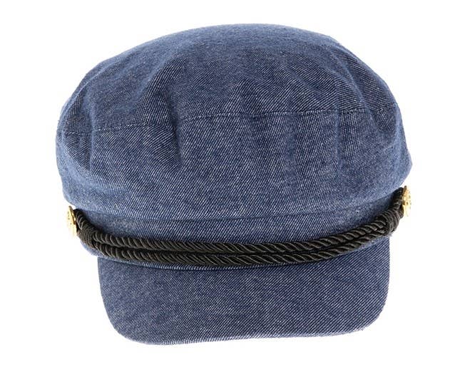 DNMC - Vente Casquette gavroche – femme - Casquette de pêcheur en denim automne-hiver pour femme4