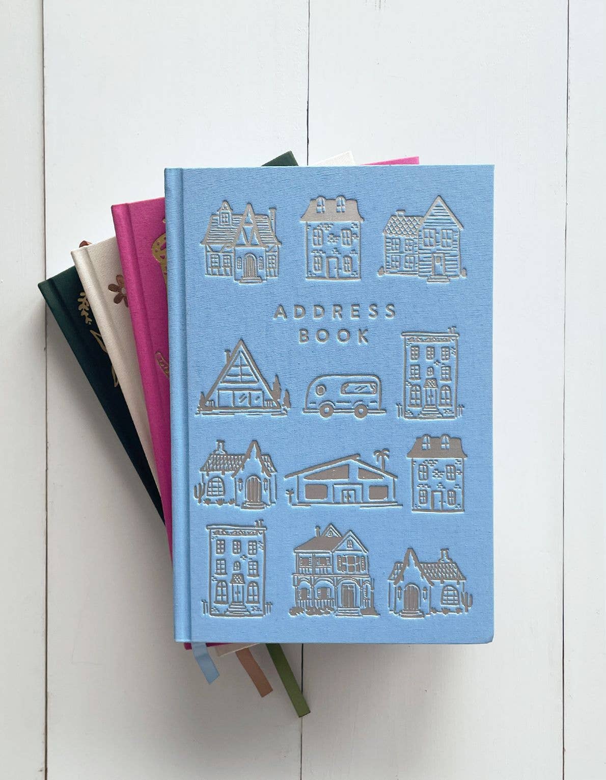 Idlewild Co. - Vente Carnets d'adresses - Carnet d'adresses | Maisons (Bleu)4