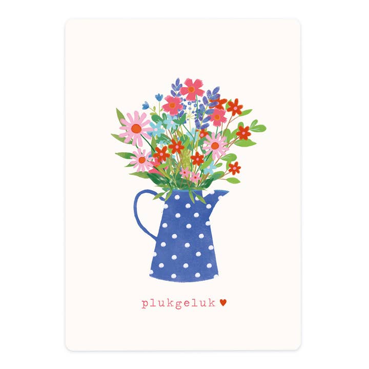 'Plukgeluk' Kort för wholesale av The Lemonbird