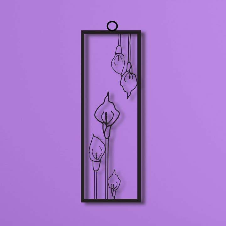 Stand up Lily- Metal Wall Art for wholesale by Blackberry Empress