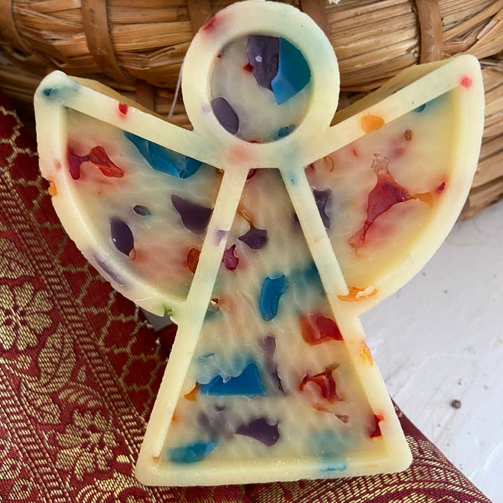 Coat of Many Colors for wholesale by Live Light Beeswax Candles