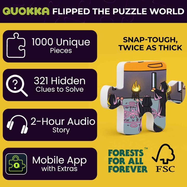 QUOKKA - Wholesale Puzzle - Adult - Puzzle for Adults 1000 pieces | Nighty Cats1