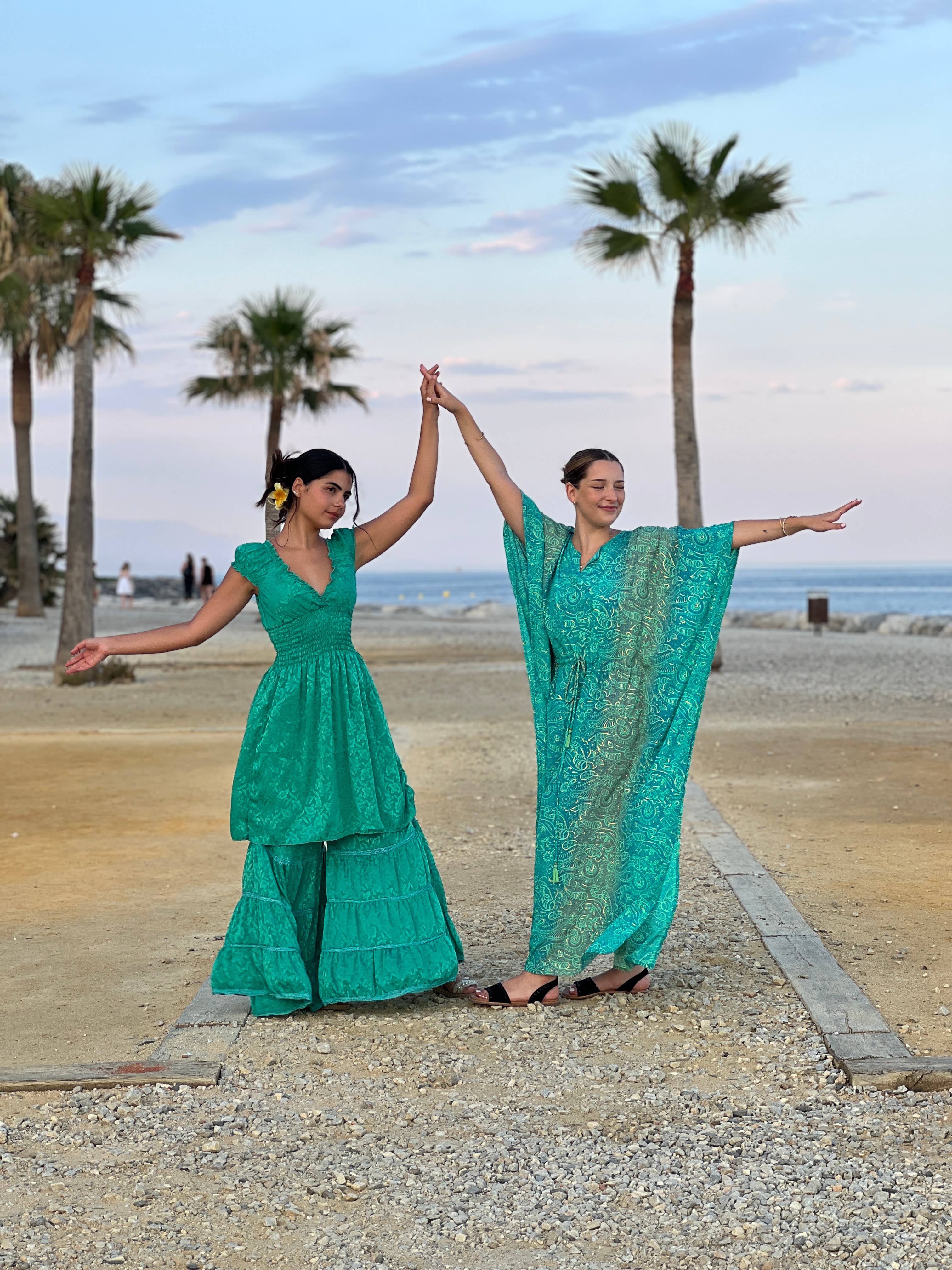 Kinomy - Wholesale Kaftan - Women's - caftans in cold silk - Pack of 10 Assorted4