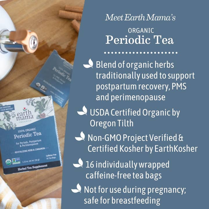 Earth Mama Organics - Wholesale Nursing Tea - Maternity - Organic Periodic Tea5