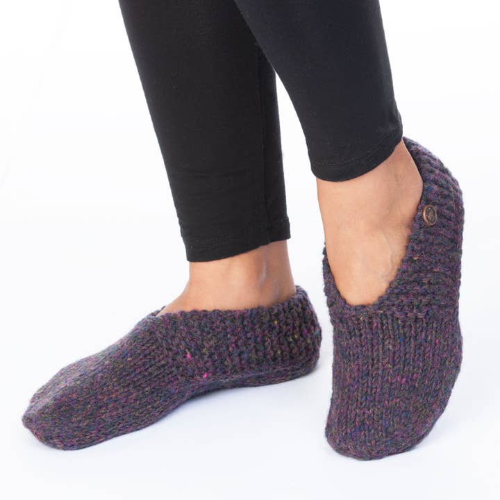 Black Yak Ltd - Wholesale Legwarmers – Women’s - Pure Wool - Sockettes Slipper Socks - Fair Trade6