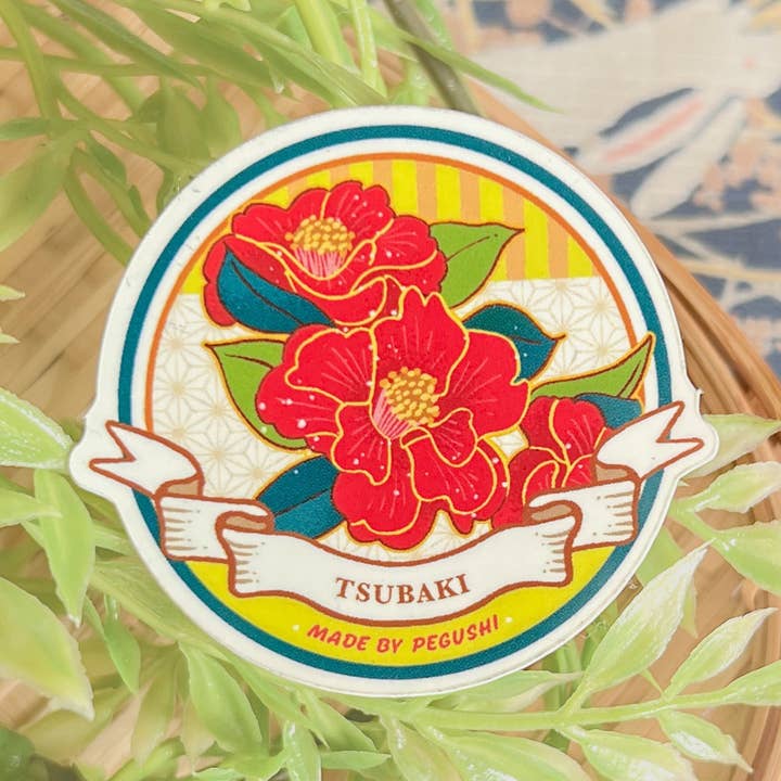 Tsubaki-Aufkleber für den Großhandel von Pegushi