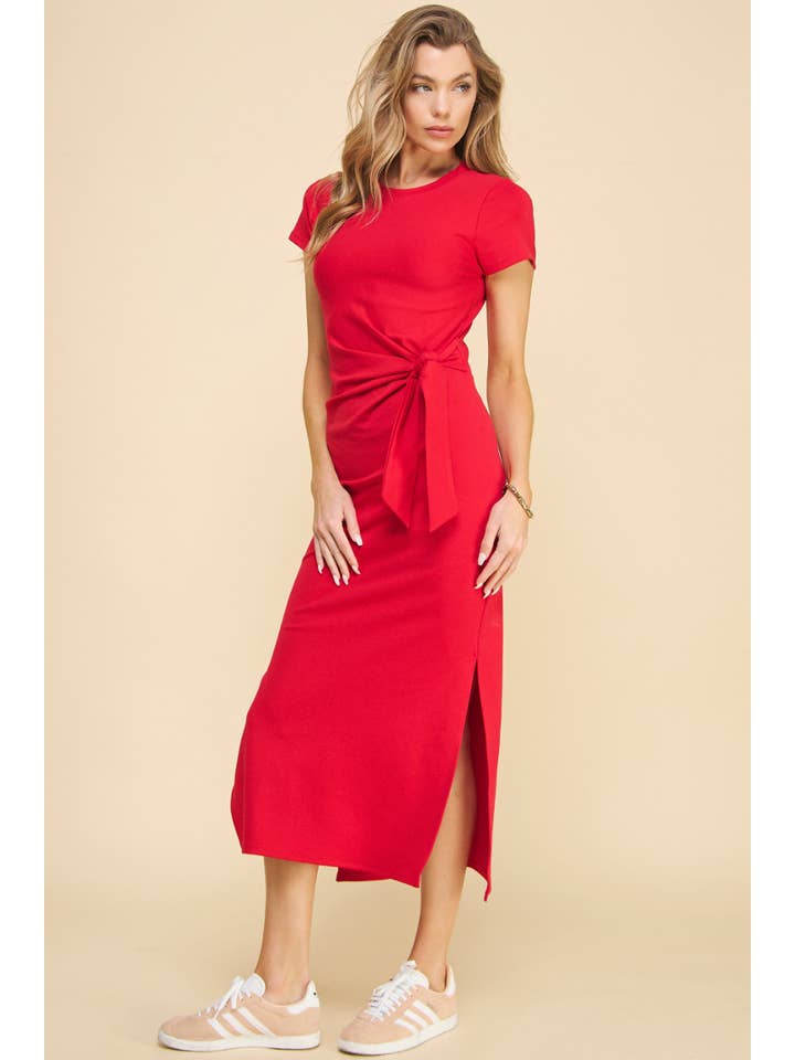 ISD1295 Anastasia Dress Red for wholesale on Faire