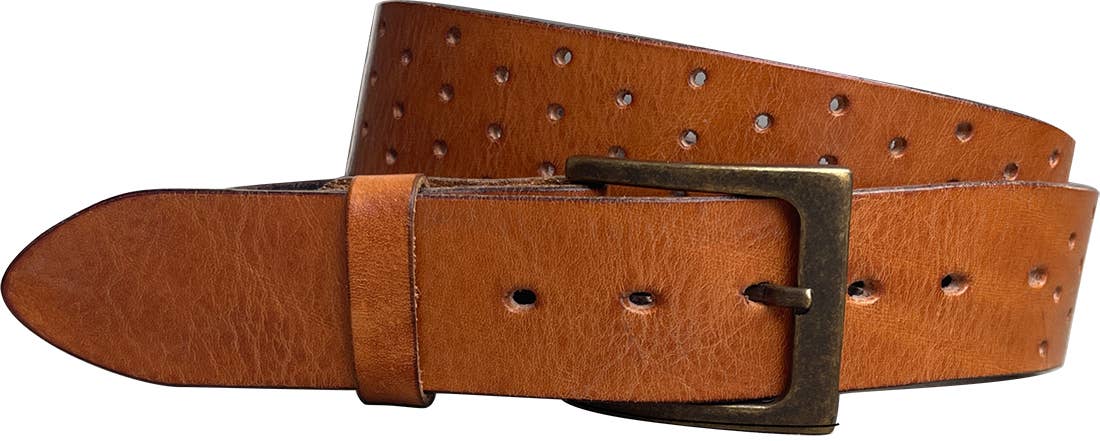 Embrazio – Engroshandel Bælte - Dame – PERFORATA Buet Håndlavet læderbælte6