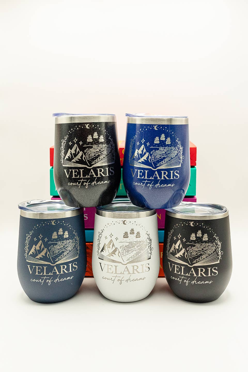 zoo&roo - Wholesale Insulated Mug/Tumbler - Velaris wine tumbler | ACOTAR wine tumbler | SJM licensed4