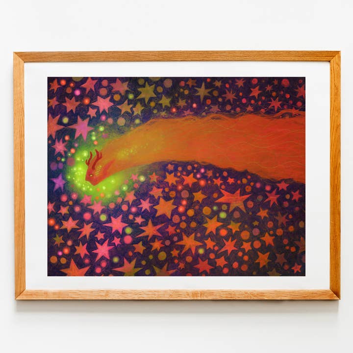 Year of the Dragon Print for wholesale by Michelle Tuttle Studio