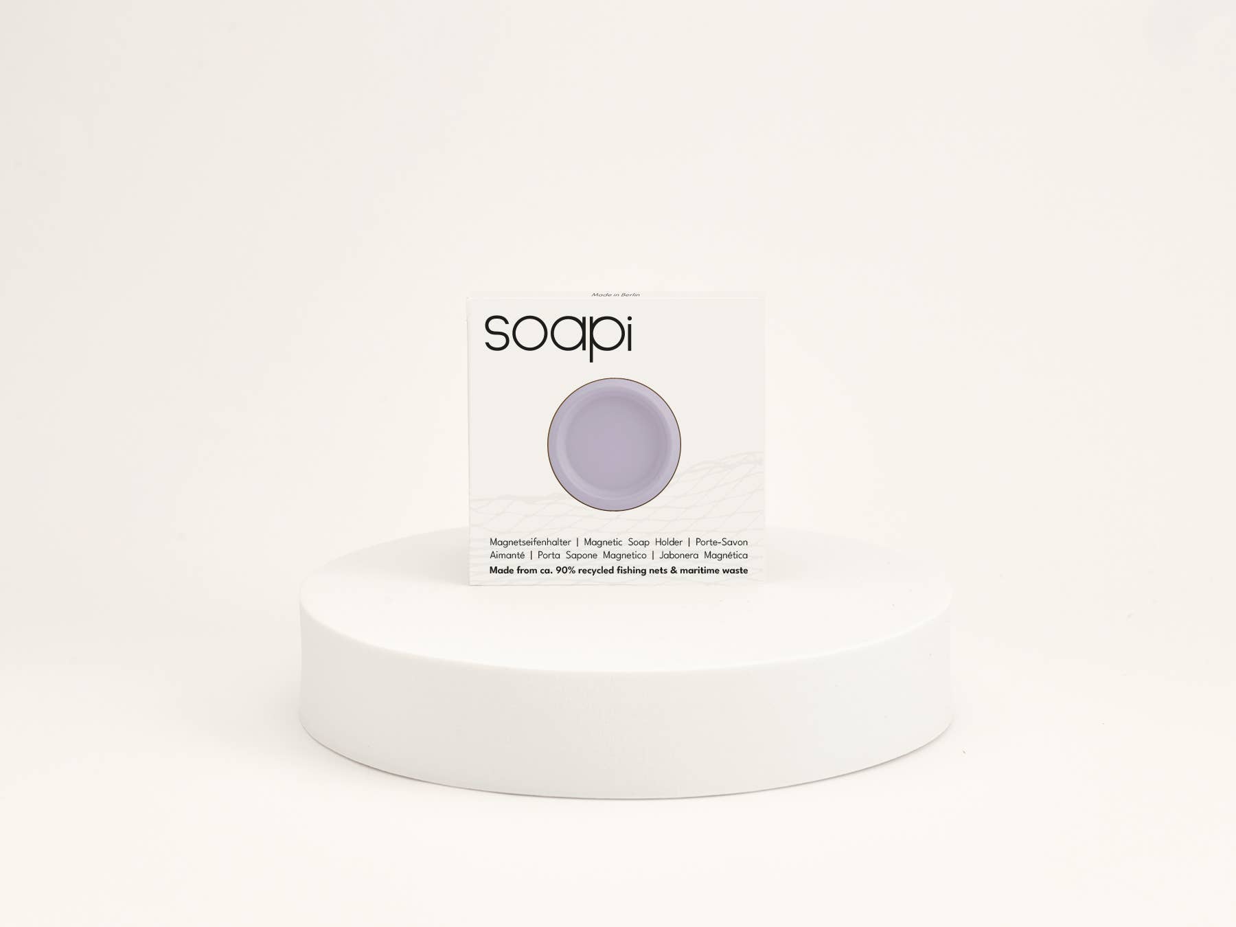 Soapi – wholesale Bath soap dish – Soapi Magic Soap Holder: made from 90% recycled fishing nets4