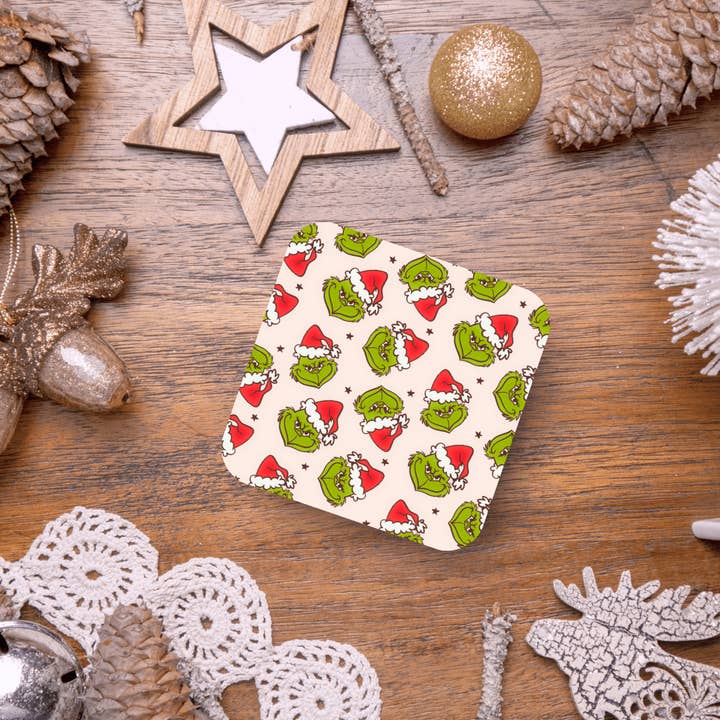 Le gars vert qui a volé le sous-verre de Noël - UN sous-verre pour la vente par Awfullynerdy.co