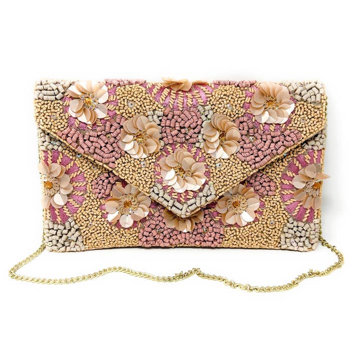 Twine and Love - Wholesale Clutch Bag - Women's - Azalea Beaded Clutch Purse2