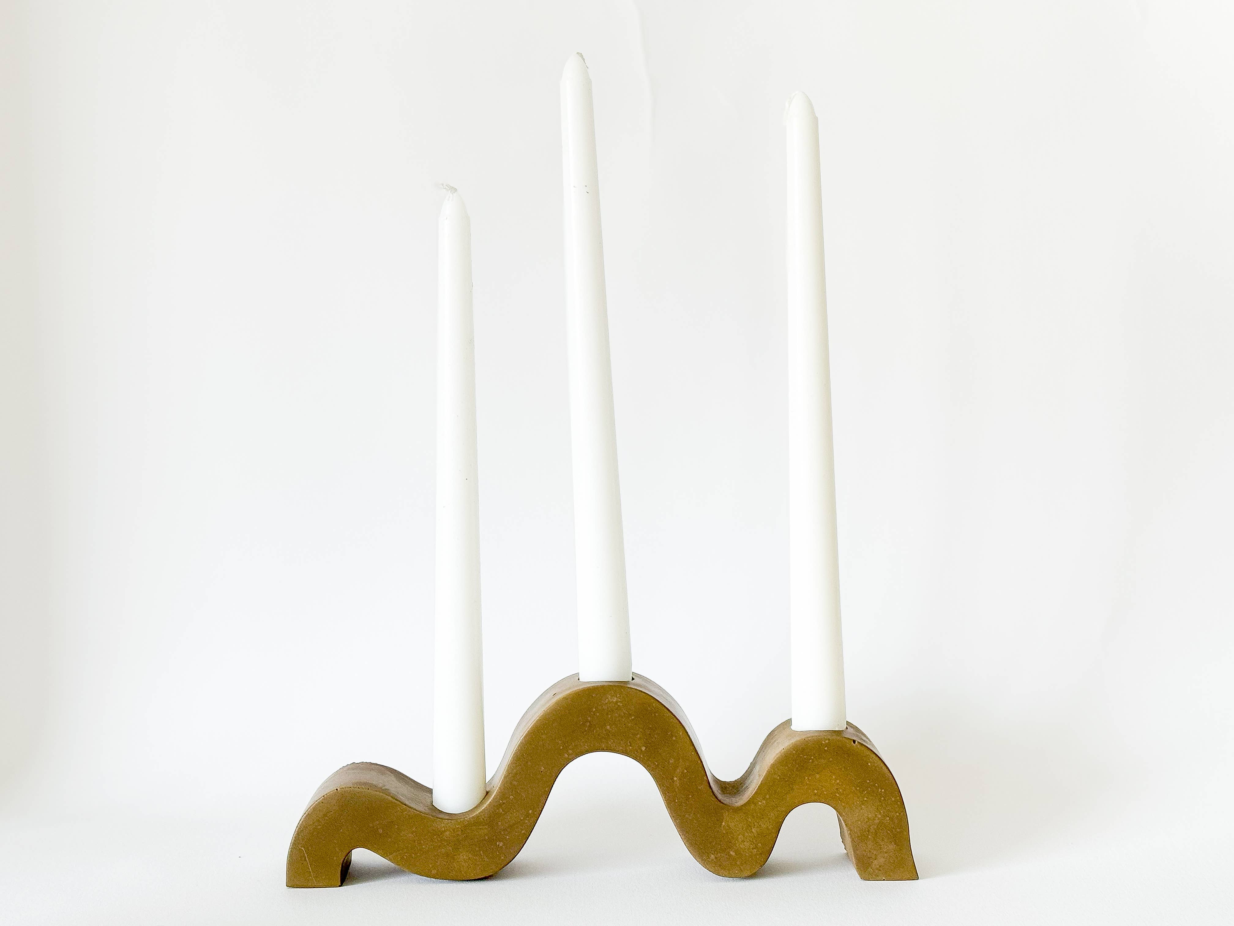 Sunday Nomad - Wholesale Candle Holder - Wavy Taper Candle Holder | Candlestick Holder6