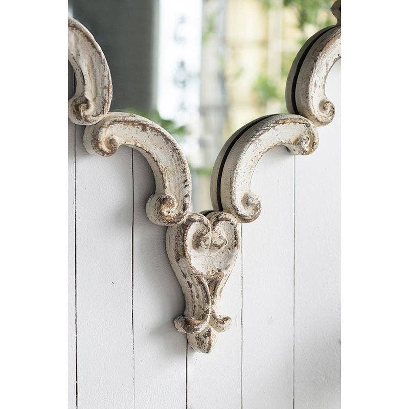 A&B Home Group Inc. - Wholesale Wall Mirror - 23.5x30" Artistic Diamond Accent Mirror - White5