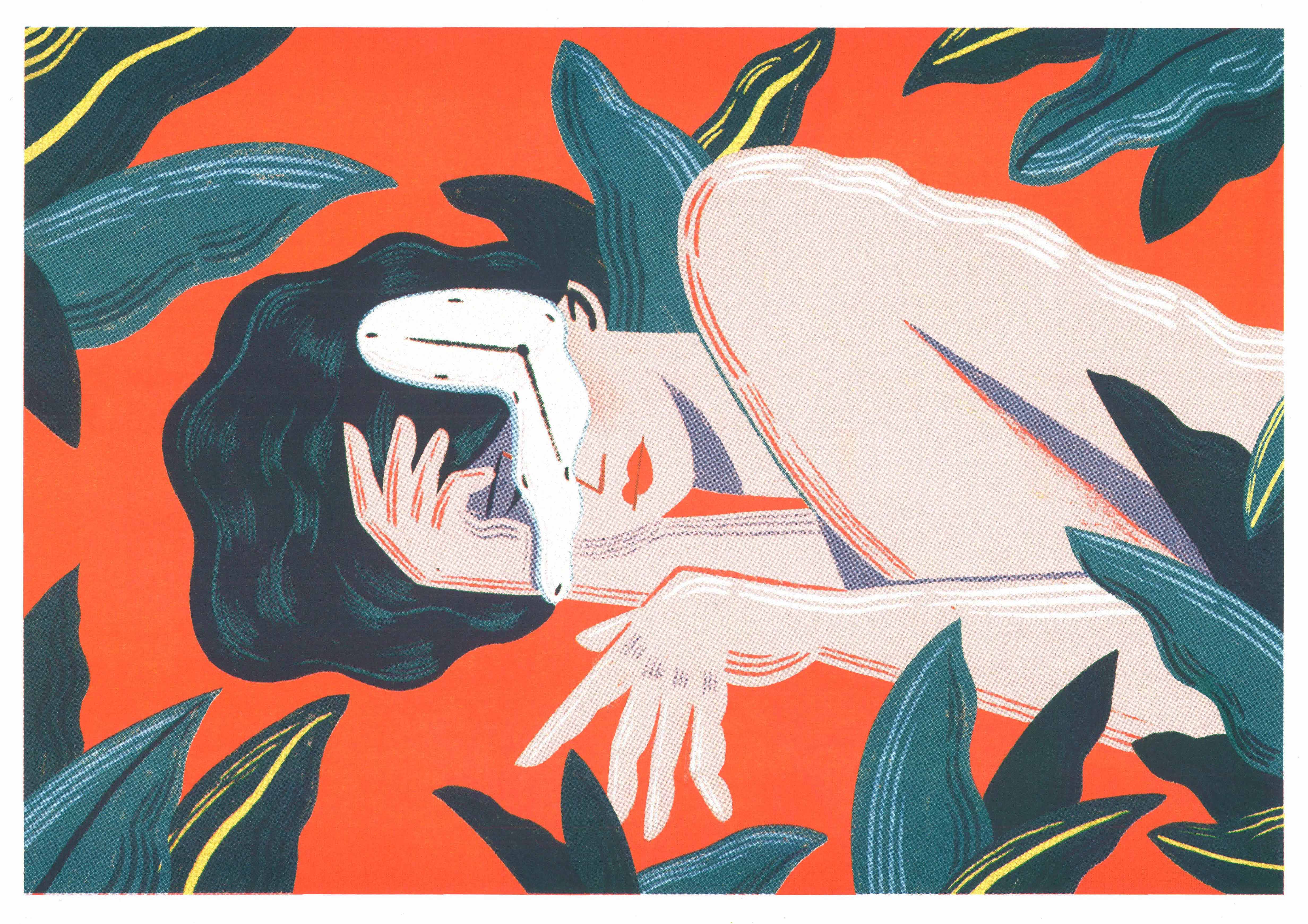 KIBLIND Atelier - Wholesale Art Print - A3 poster - Clara Dupré - The lack of time1