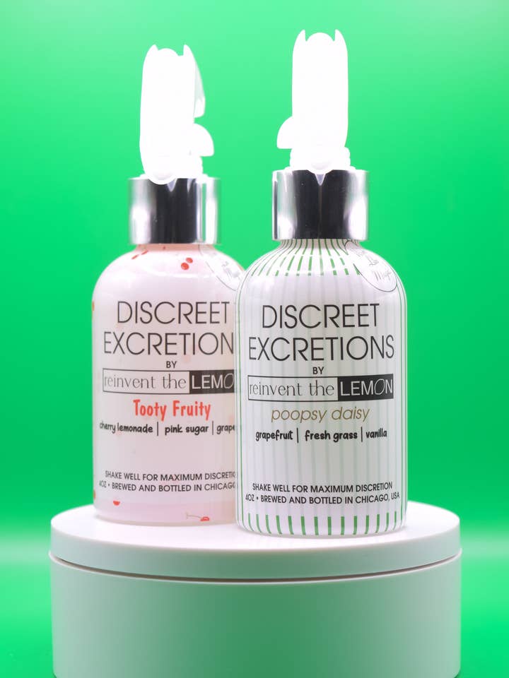 Discreet Excretions Toilet Spray | Fresh for Good Bundle for wholesale by Reinvent the Lemon