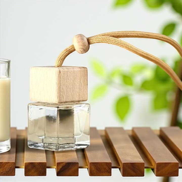 Fresh Bamboo -- Glass Bottle Car Freshener 8ml for wholesale by Charmed Harvest