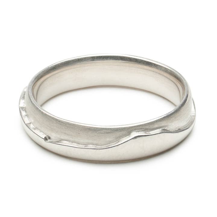 Mount Mansfield & Camels Hump Silhouetring voor wholesale door Courtney Reckord Jewelry